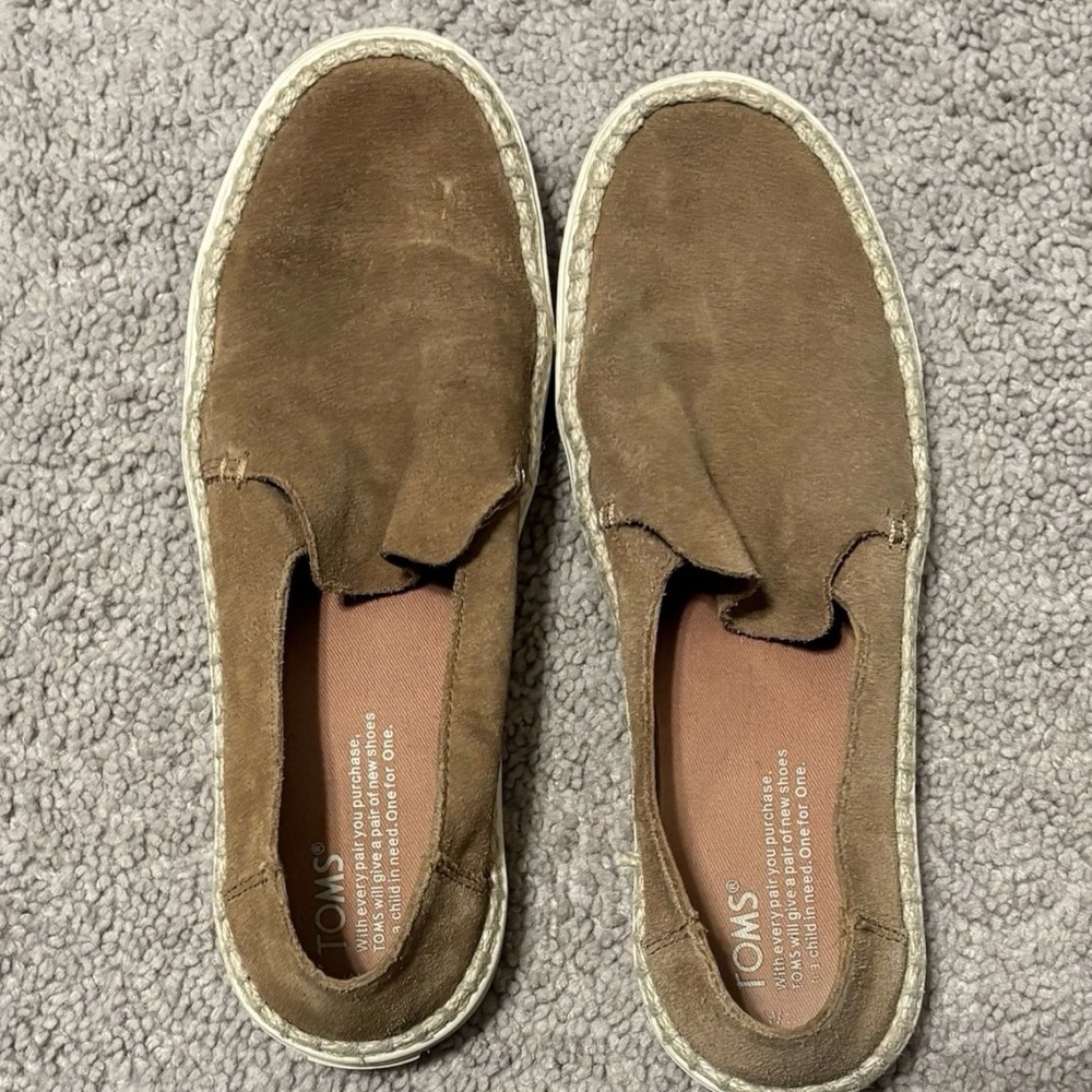 TOMS Women's Brown Slip-On Shoes